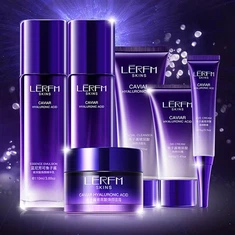 Set za njegu kože s kavijarom i hijaluronskom kiselinom za piling